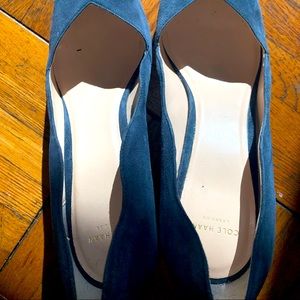 Cole Haan Denim Blue Suede Grand OS Pumps Size 11